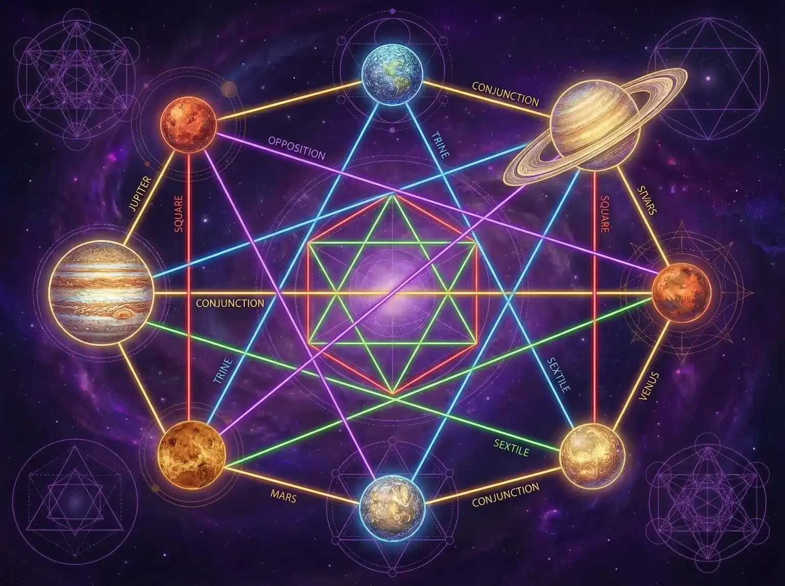 行星相位解读 - 我们的八十年代下载 | 占星学进阶