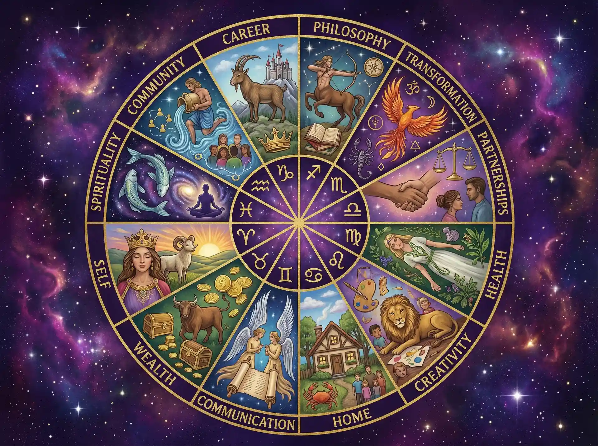 十二宫位解析 - 我们的八十年代下载 | 占星学知识